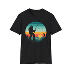 Bigfoot Fish On T-Shirt