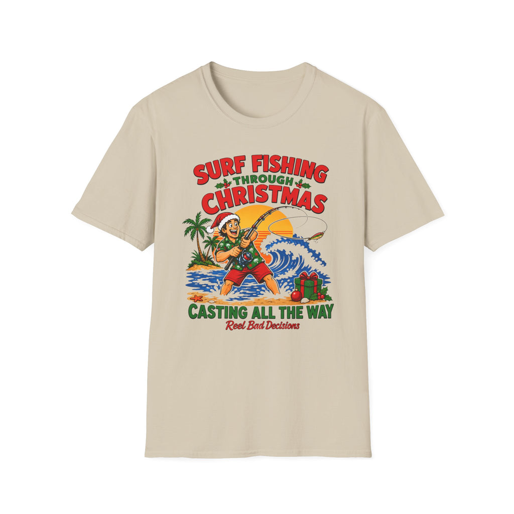 Christmas Fishing T-Shirt