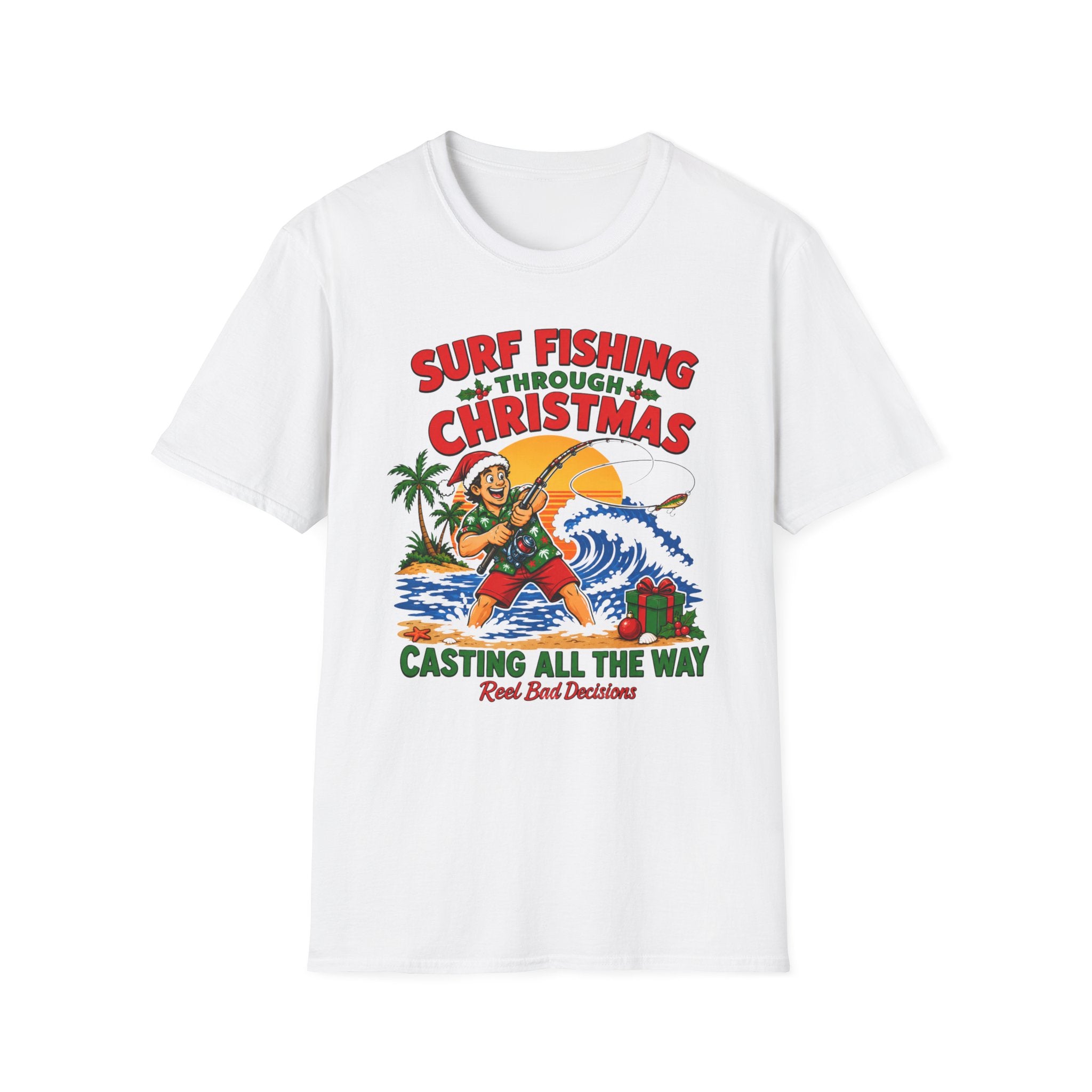 Christmas Fishing T-Shirt