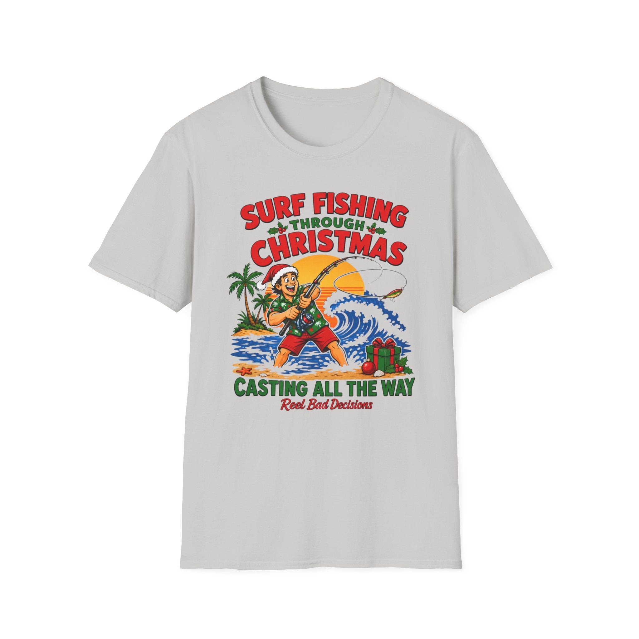Christmas Fishing T-Shirt