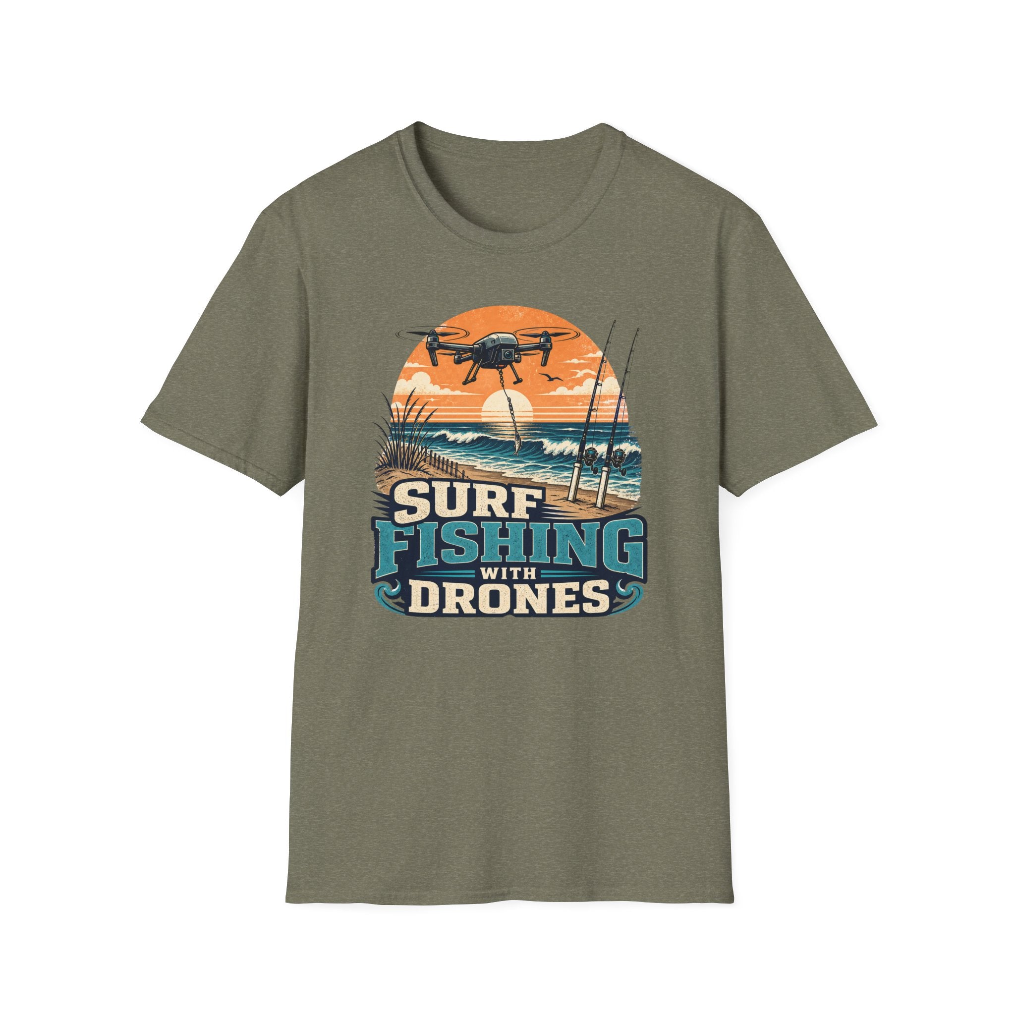 Drone Surf Fishing T-Shirt