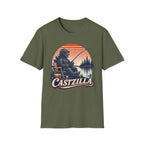 Castzilla Fishing T-Rex T-Shirt