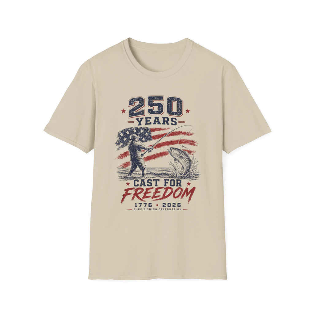 250 Years Cast for Freedom T-Shirt