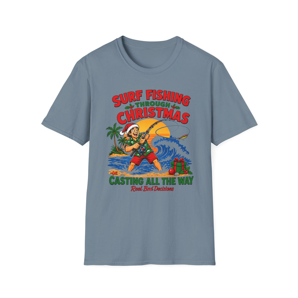 Christmas Fishing T-Shirt