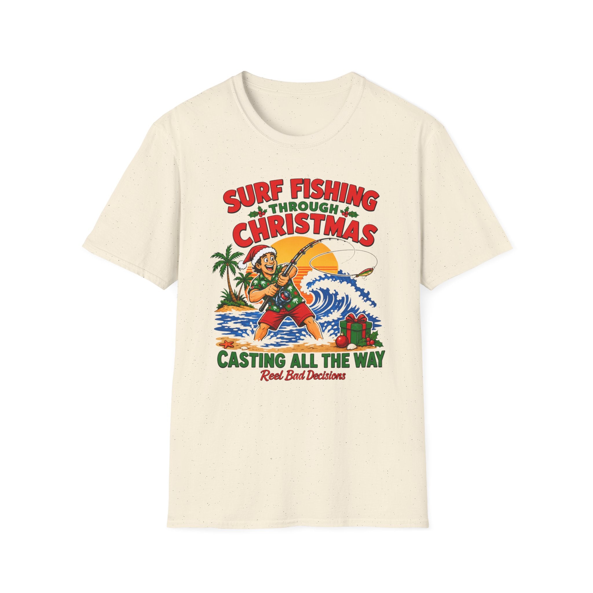 Christmas Fishing T-Shirt