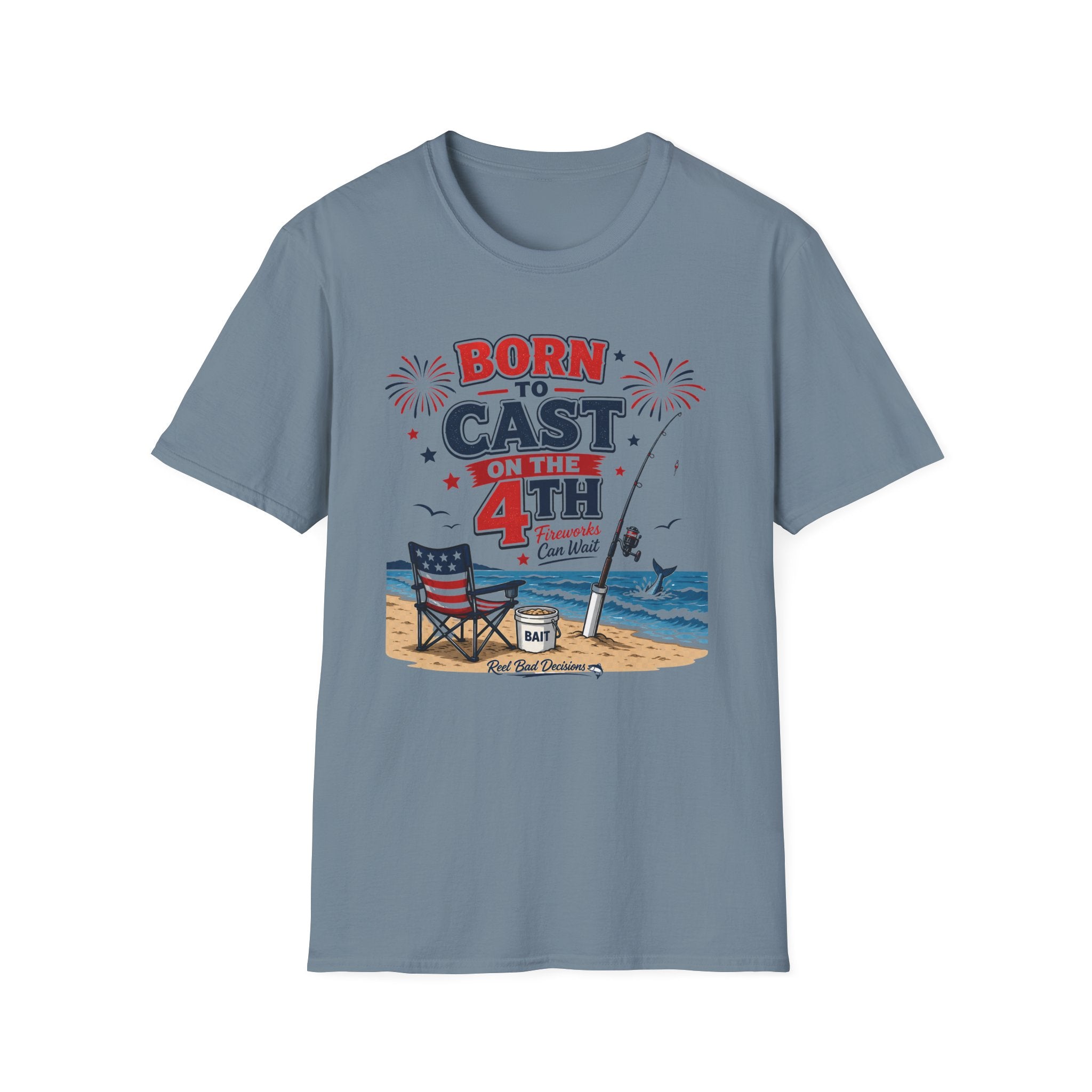 Born To Cast 4th T-Shirt