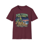 Surf Fishing Alien Family T-Shirt