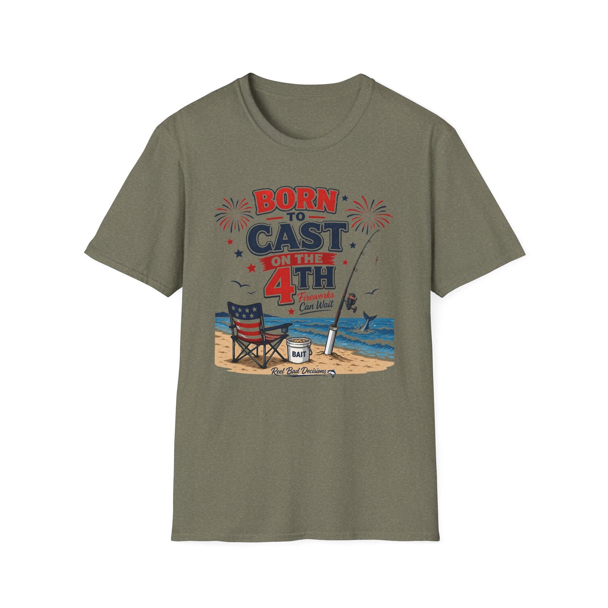 Born To Cast 4th T-Shirt