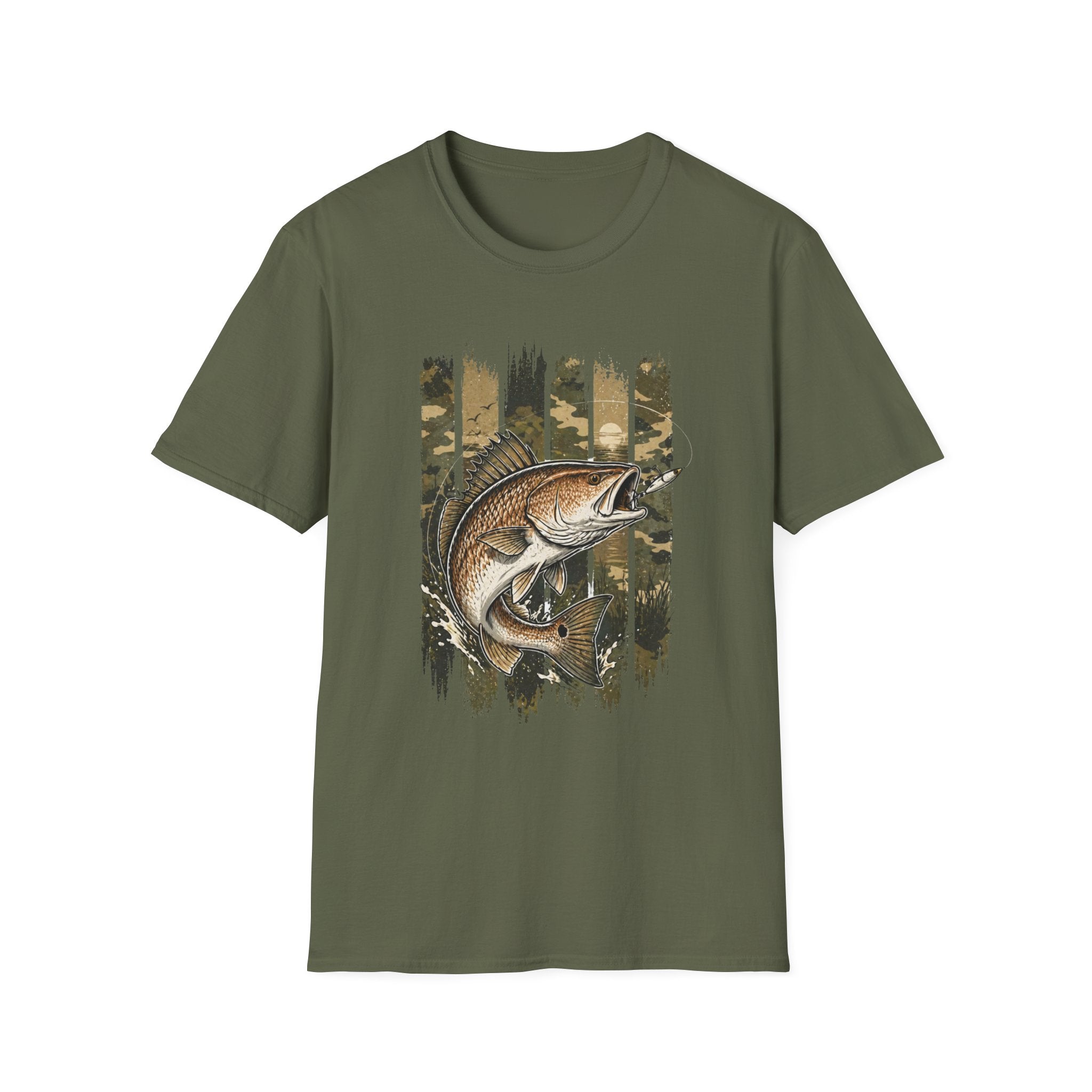 Camo Fishing T-Shirt