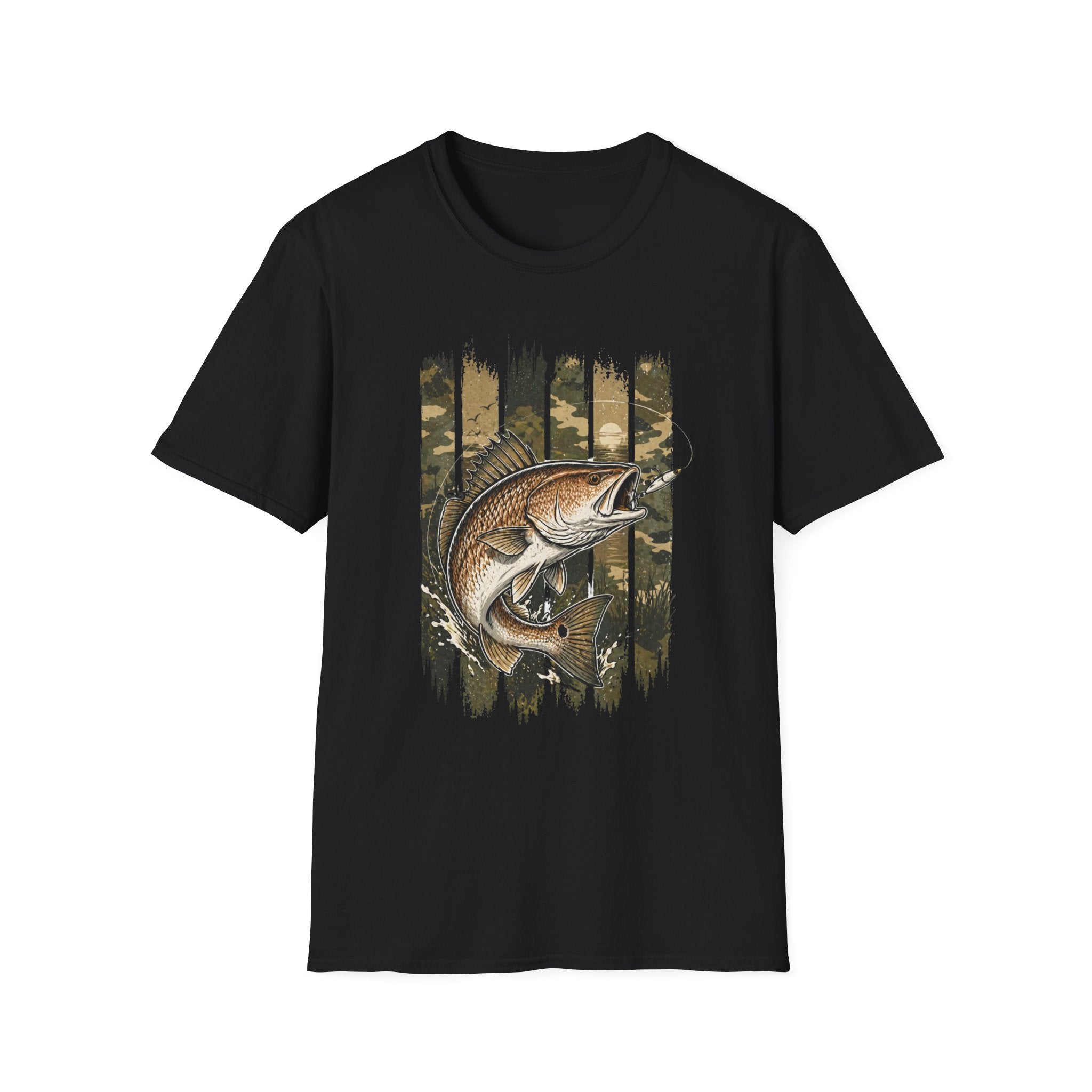 Camo Fishing T-Shirt