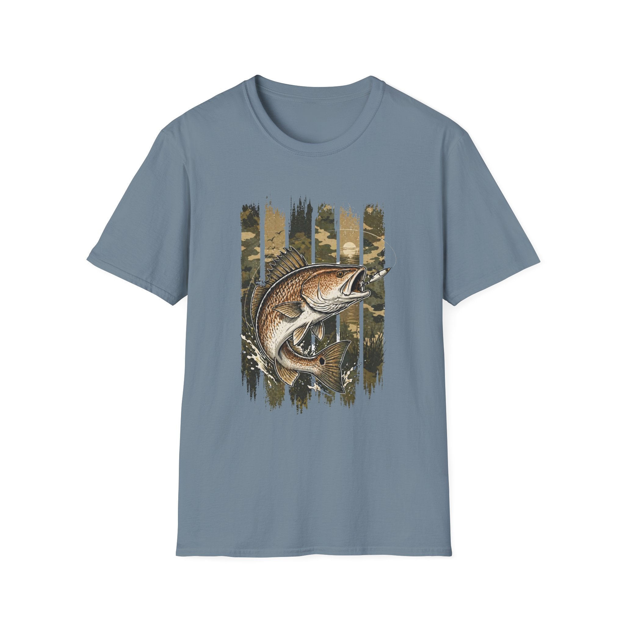 Camo Fishing T-Shirt