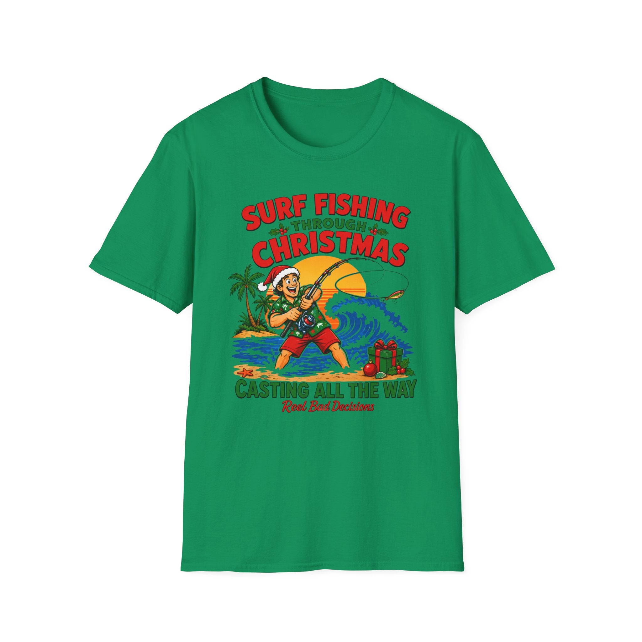 Christmas Fishing T-Shirt
