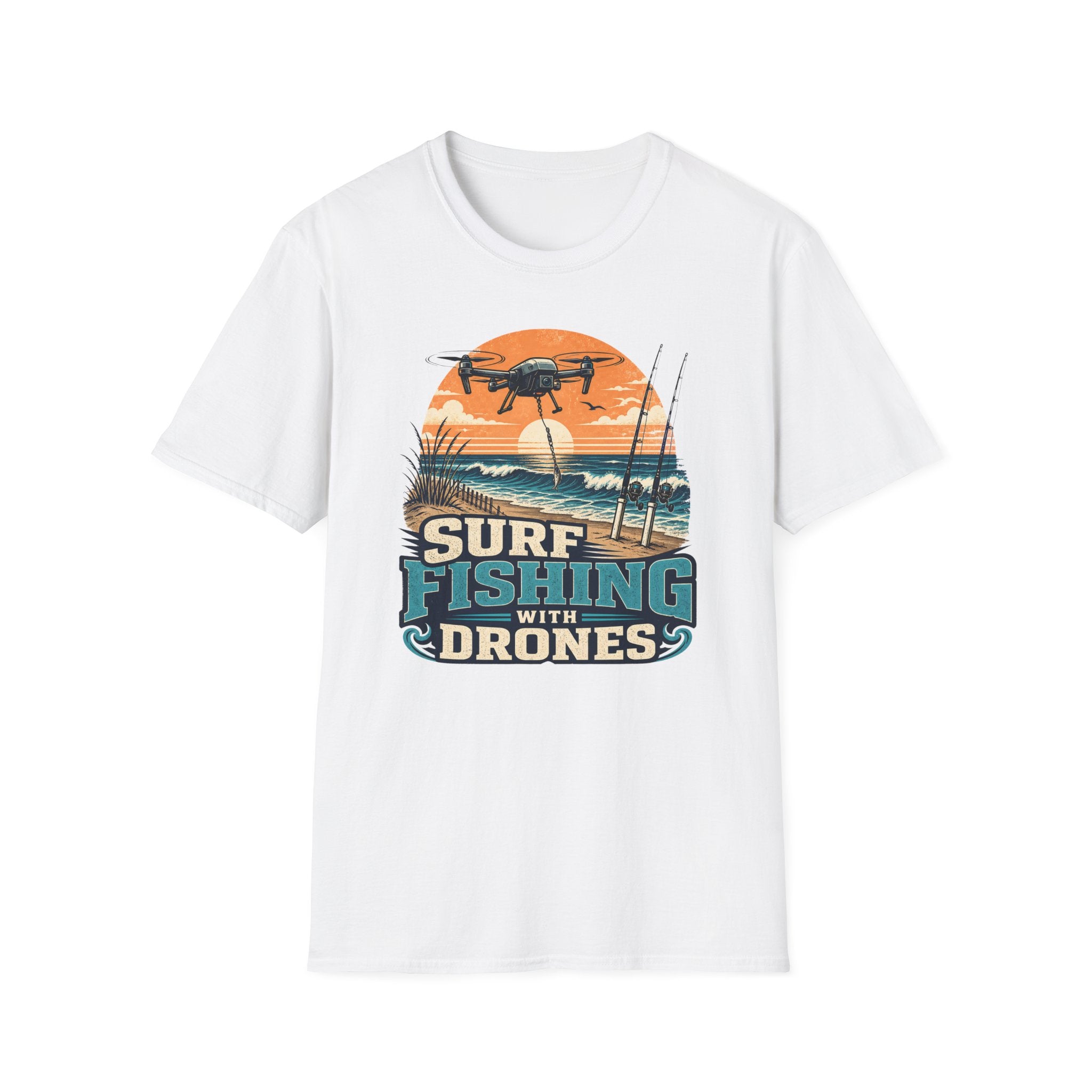 Drone Surf Fishing T-Shirt