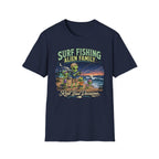 Surf Fishing Alien Family T-Shirt