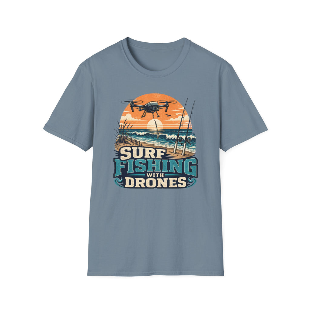 Drone Surf Fishing T-Shirt