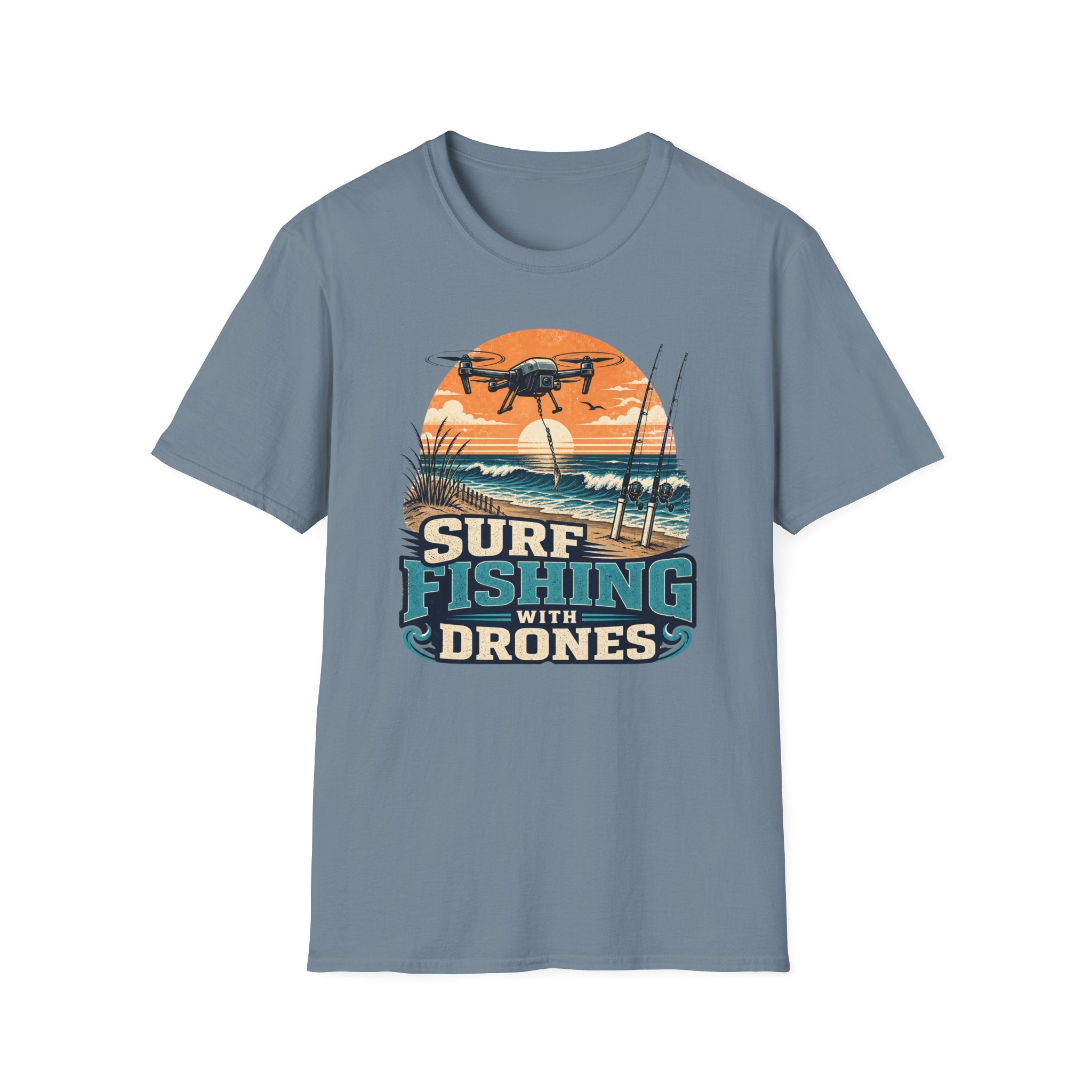 Drone Surf Fishing T-Shirt