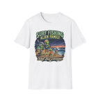 Surf Fishing Alien Family T-Shirt
