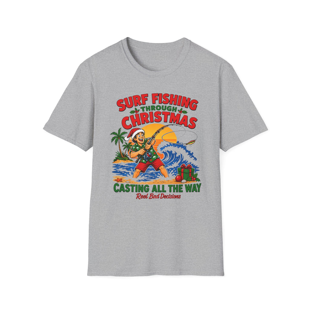 Christmas Fishing T-Shirt