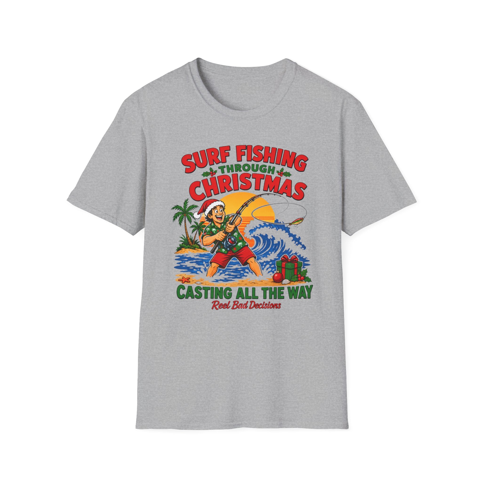 Christmas Fishing T-Shirt