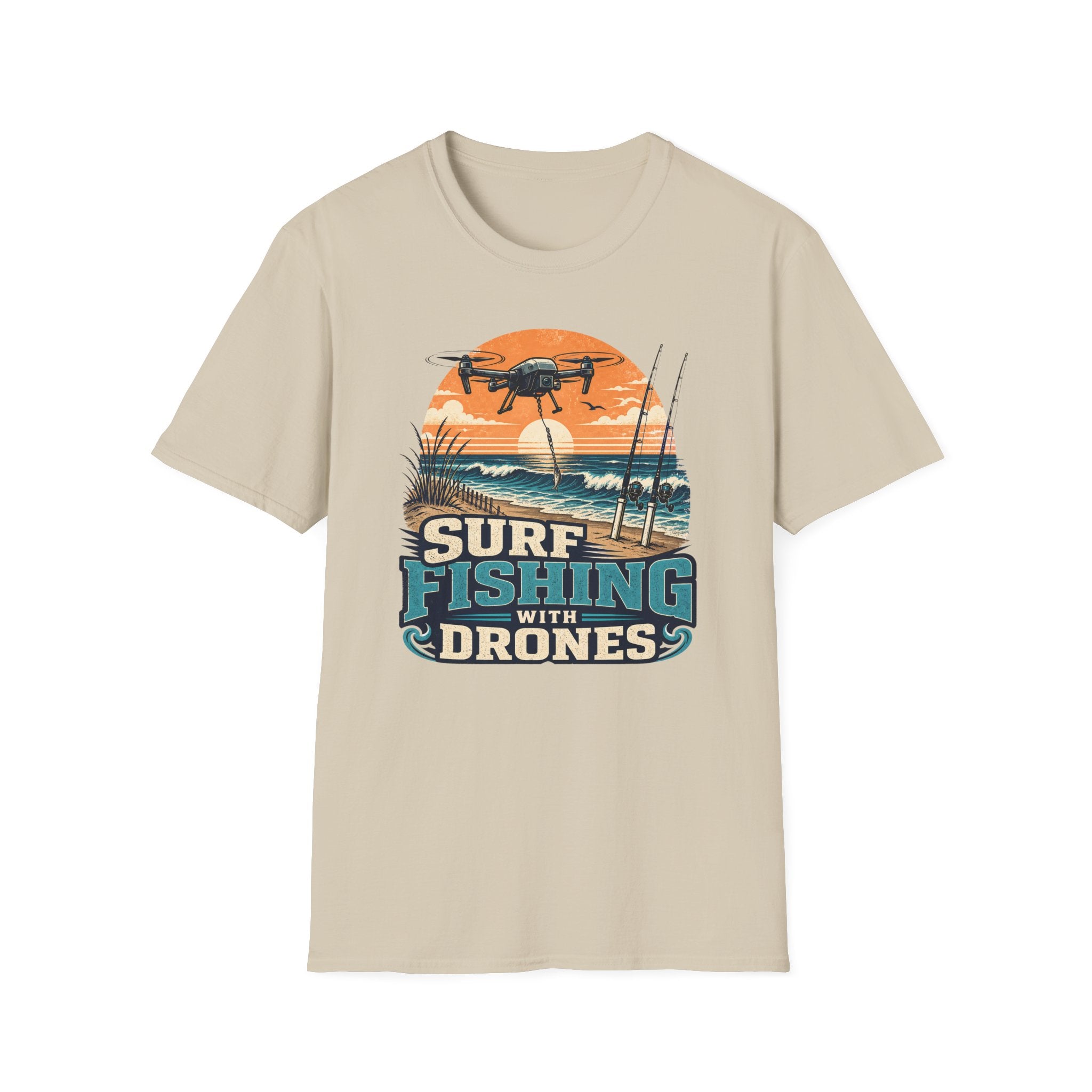 Drone Surf Fishing T-Shirt