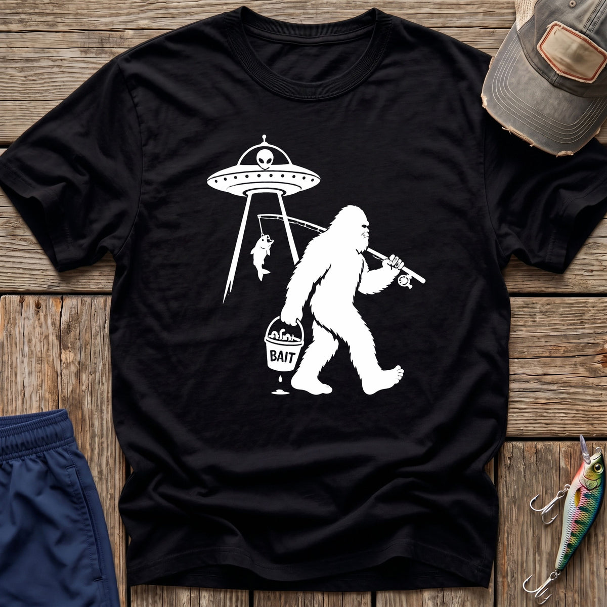 Bigfoot UFO T-Shirt