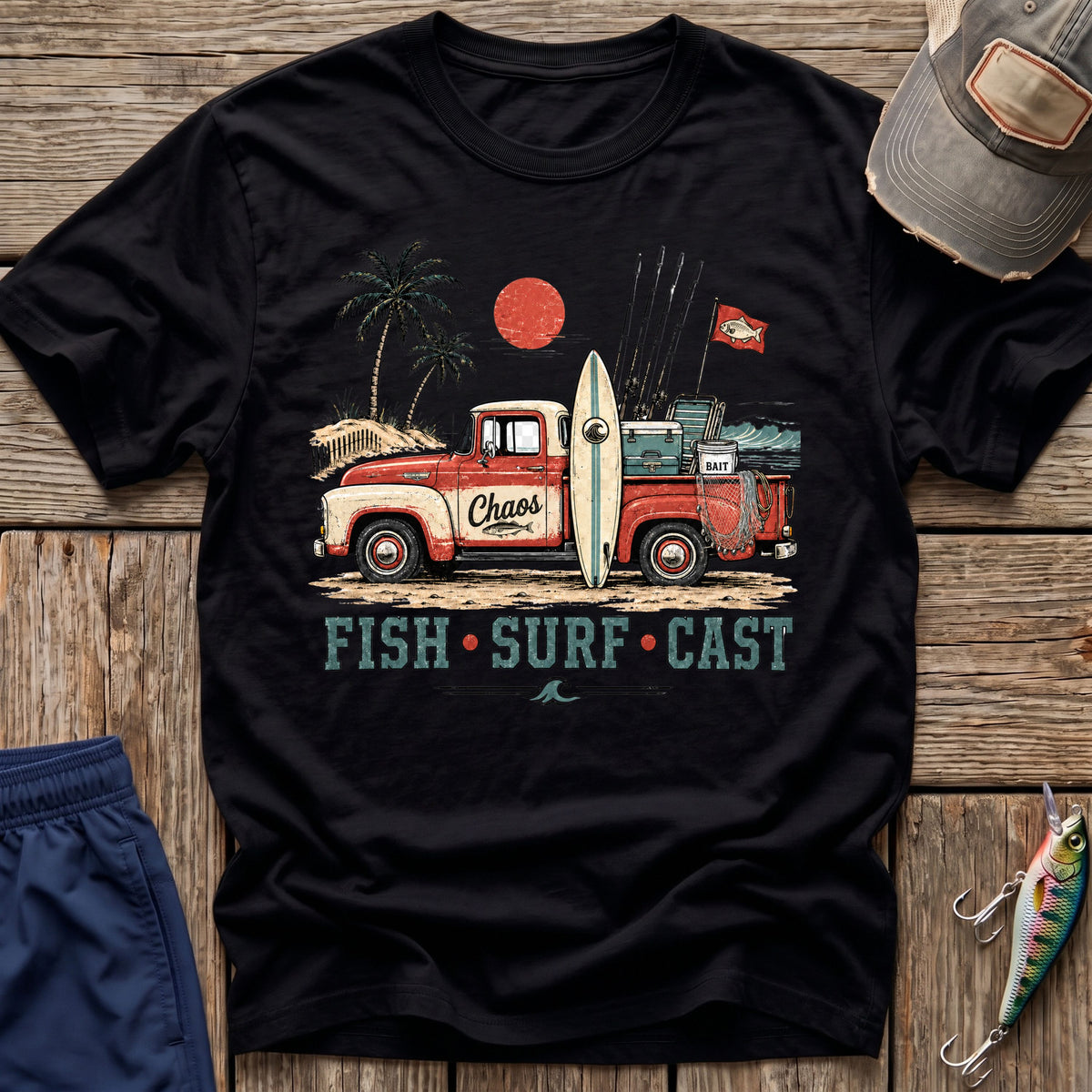 Surf, Fish, Chaos T-Shirt