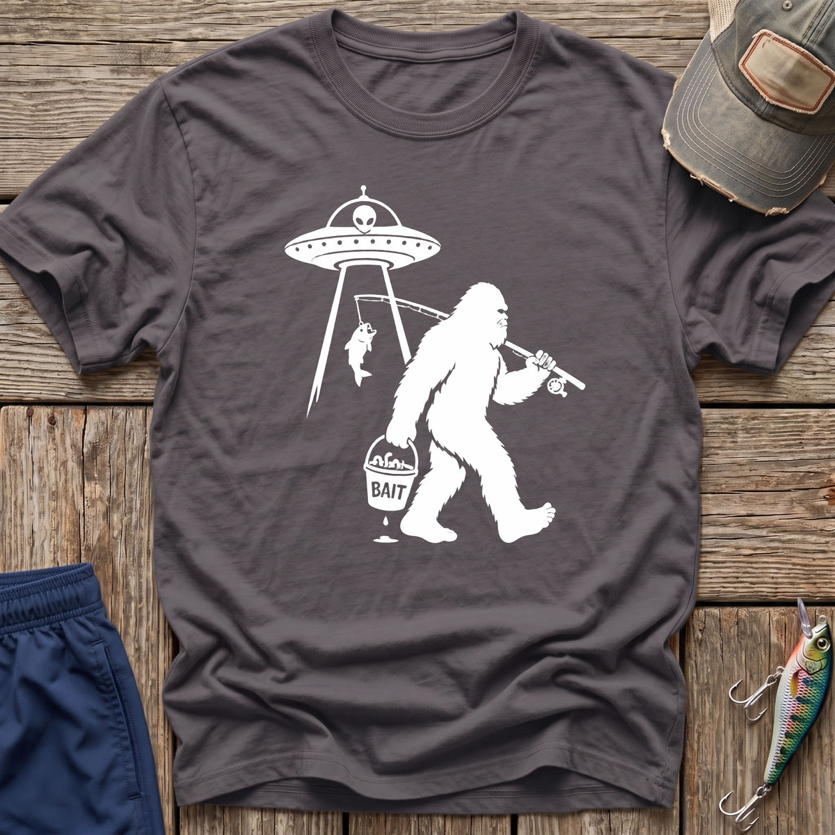 Bigfoot UFO T-Shirt