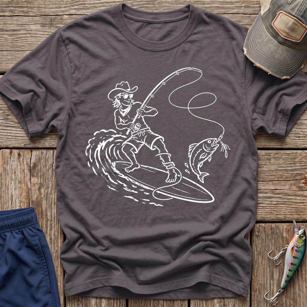 Surfing Cowboy T-Shirt