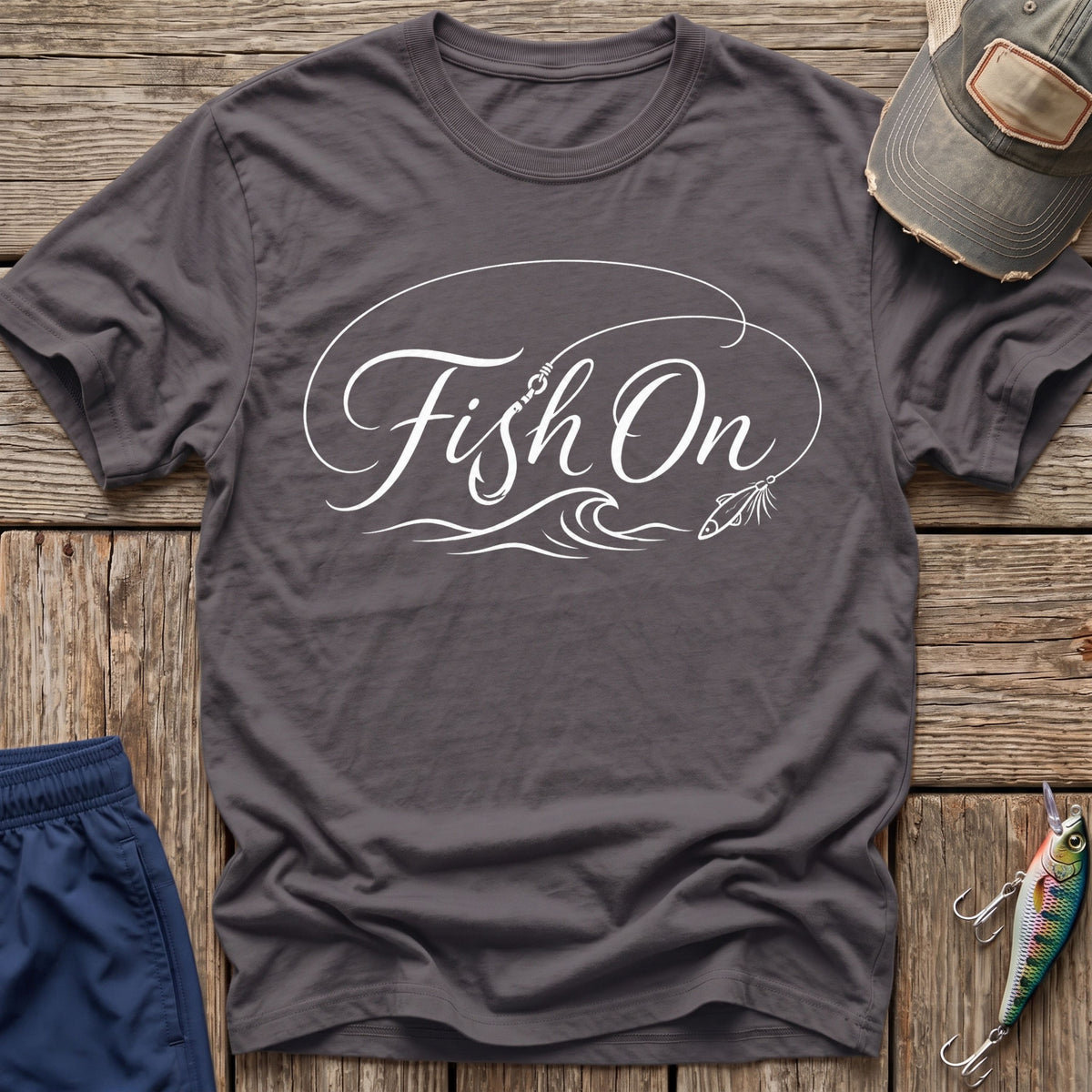 Fish On T-Shirt