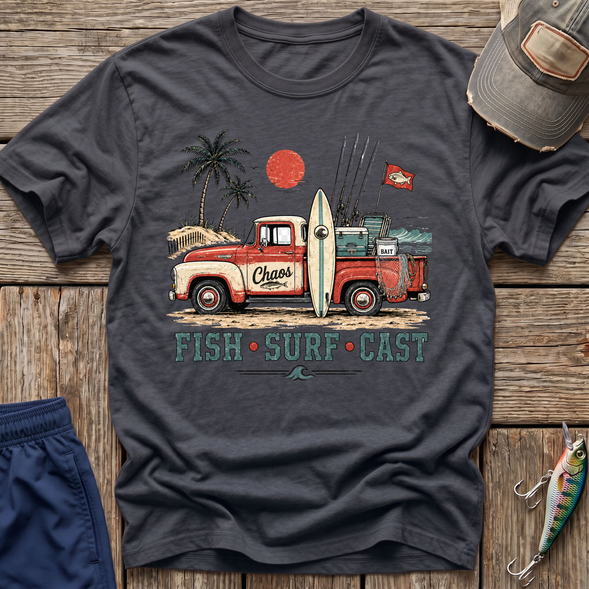 Surf, Fish, Chaos T-Shirt
