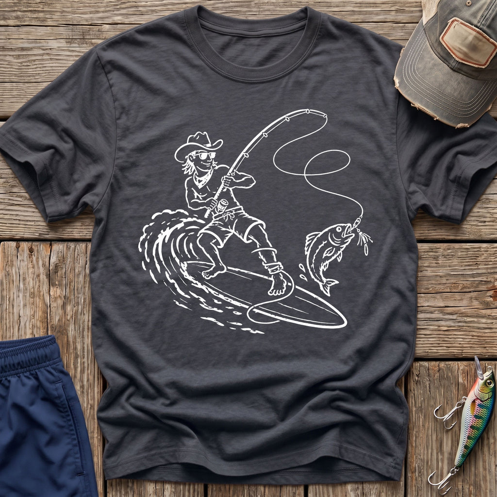 Surfing Cowboy T-Shirt