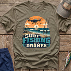 Drone Surf Fishing T-Shirt
