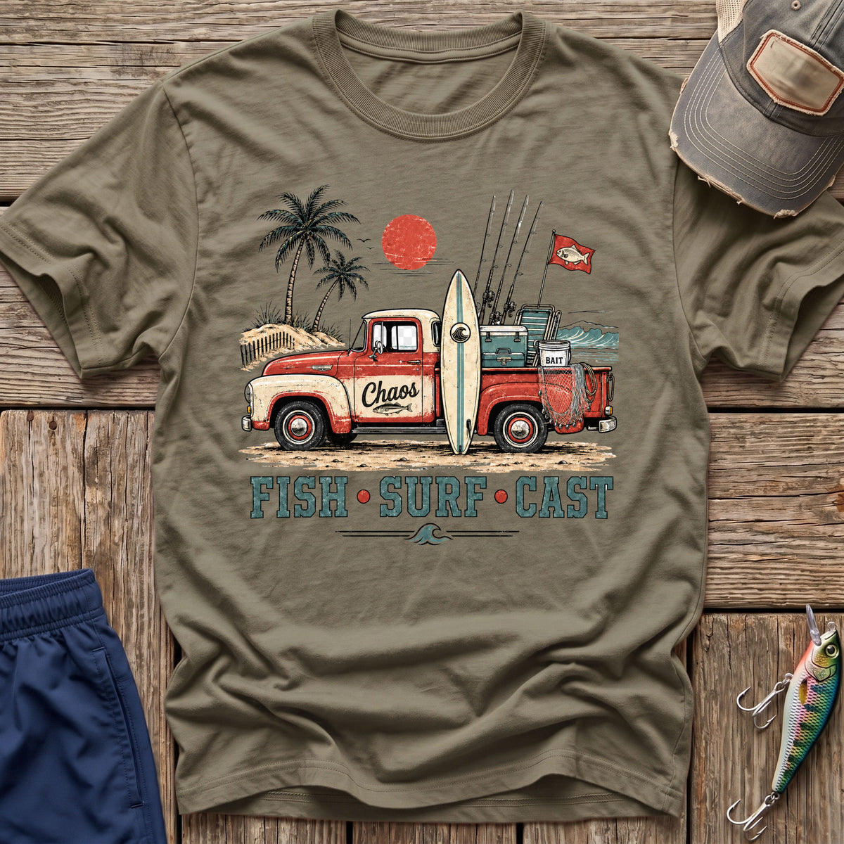 Surf, Fish, Chaos T-Shirt
