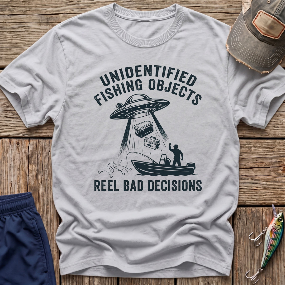 UFO & Boat T-Shirt