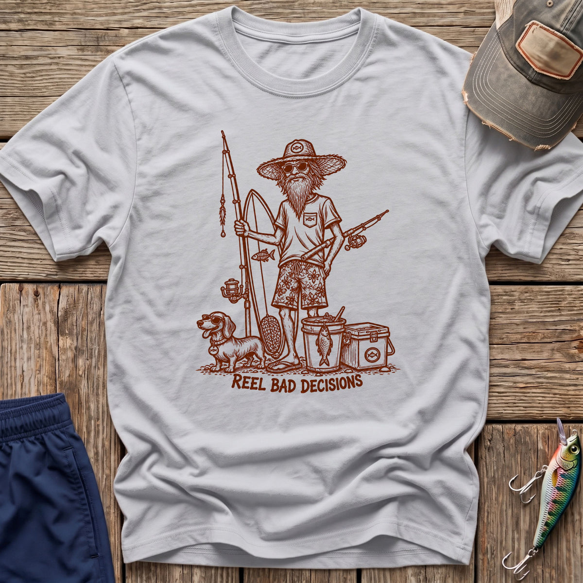 Chill Dude Fish & Surf T-Surf