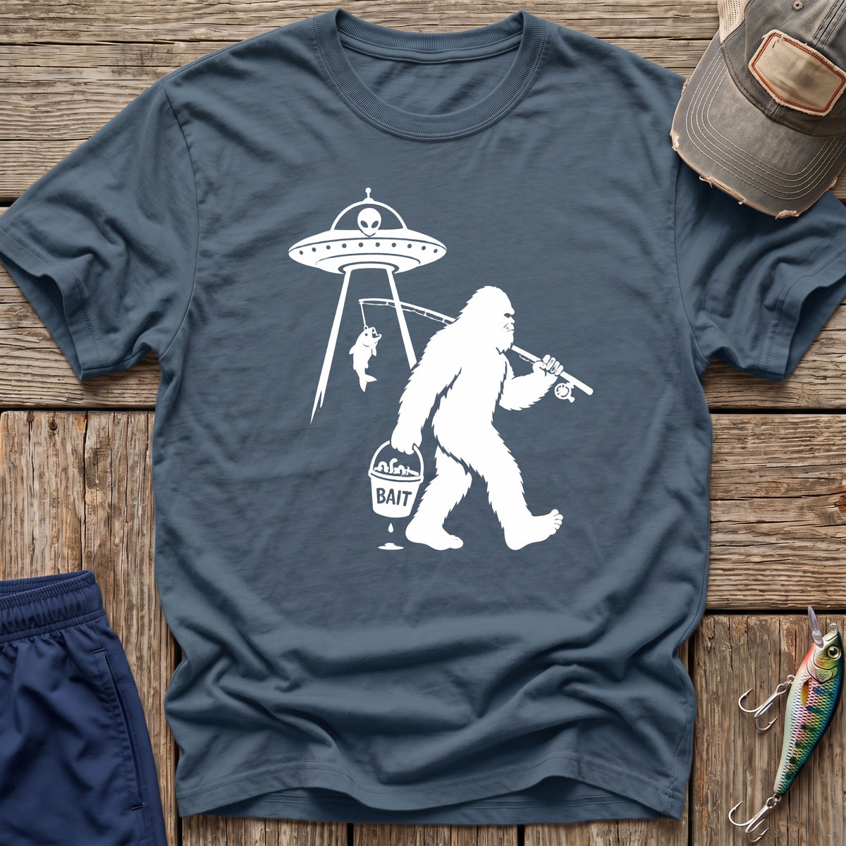 Bigfoot UFO T-Shirt