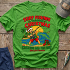 Christmas Fishing T-Shirt