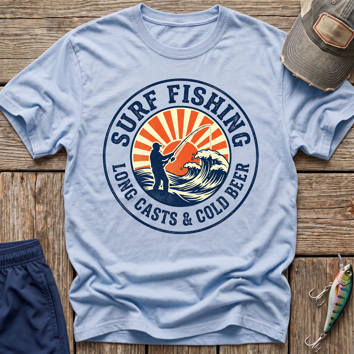 Long Cast Cold Beer T-Shirt