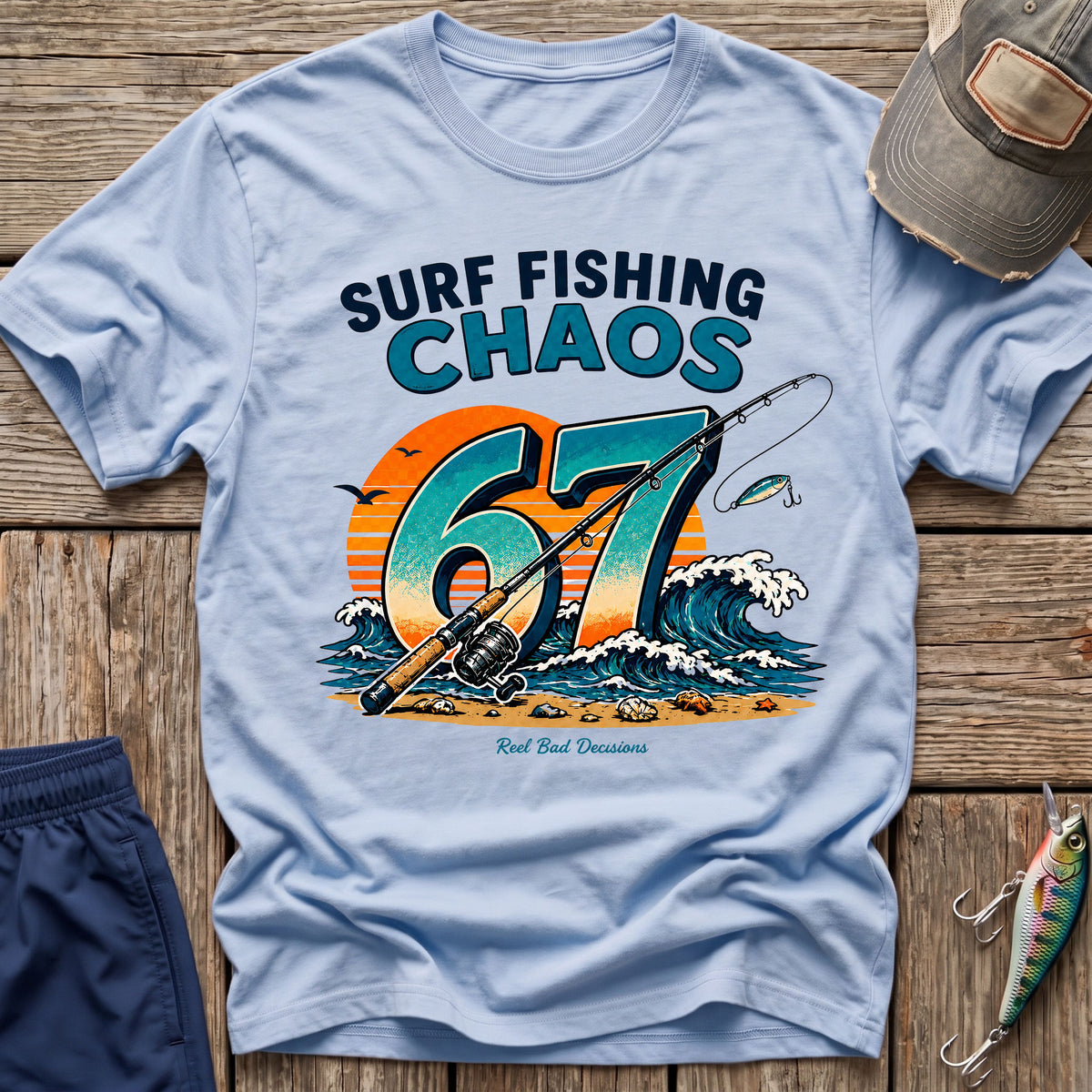 67 Chaos Fishing T-Shirt