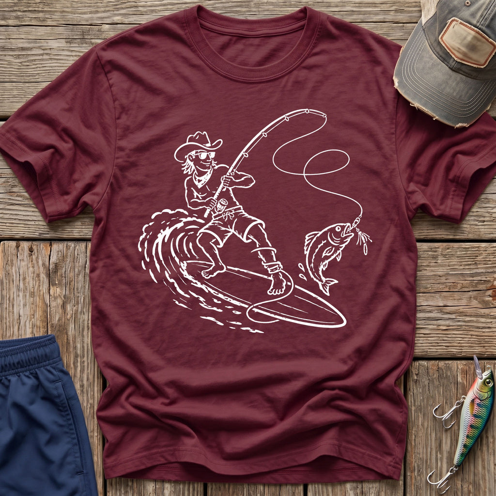 Surfing Cowboy T-Shirt