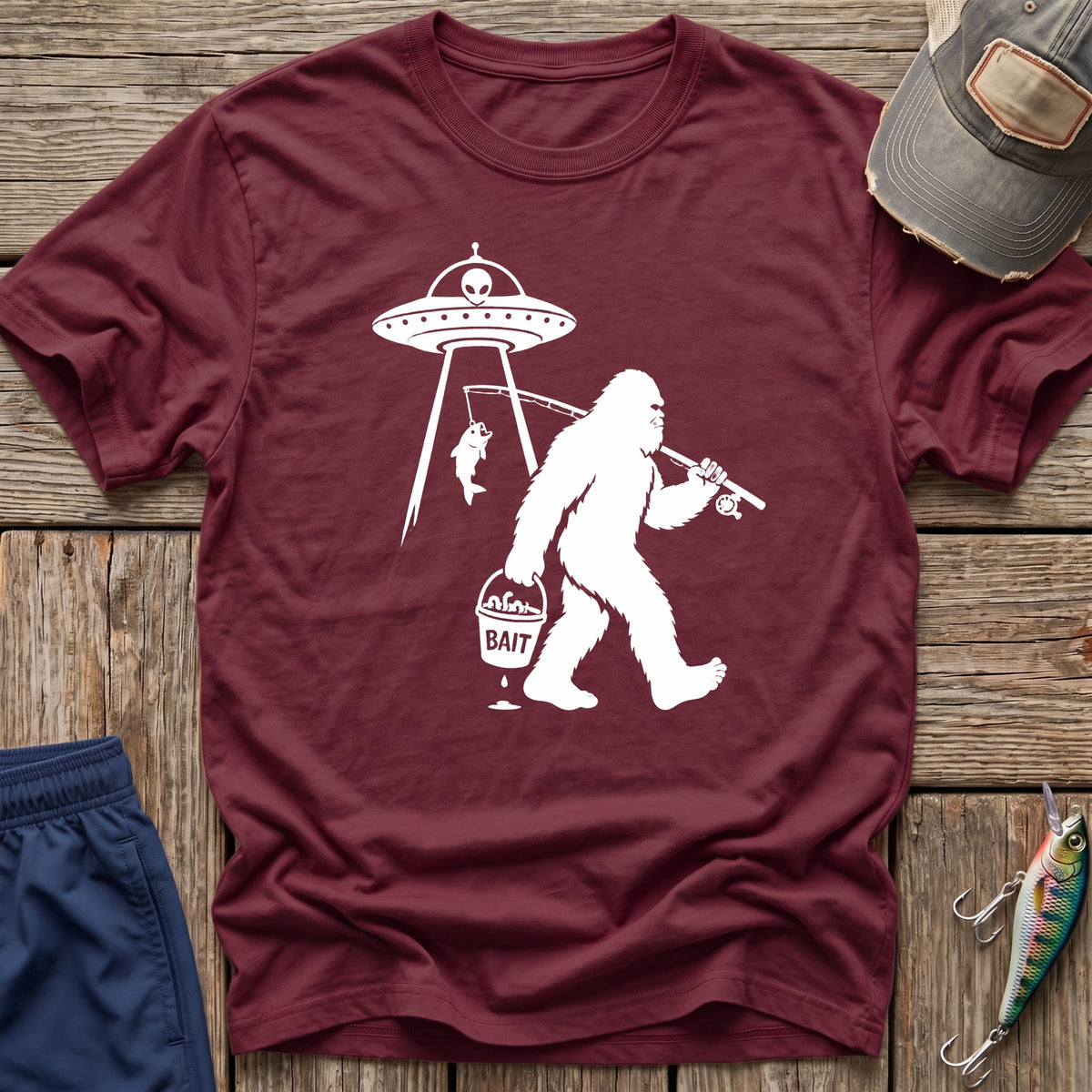Bigfoot UFO T-Shirt