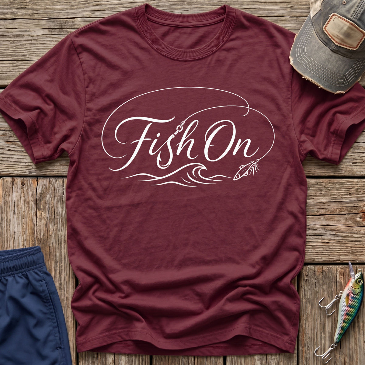 Fish On T-Shirt