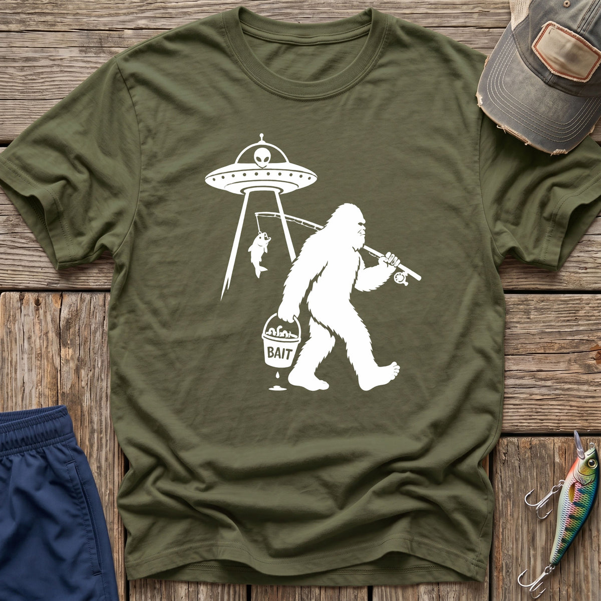 Bigfoot UFO T-Shirt