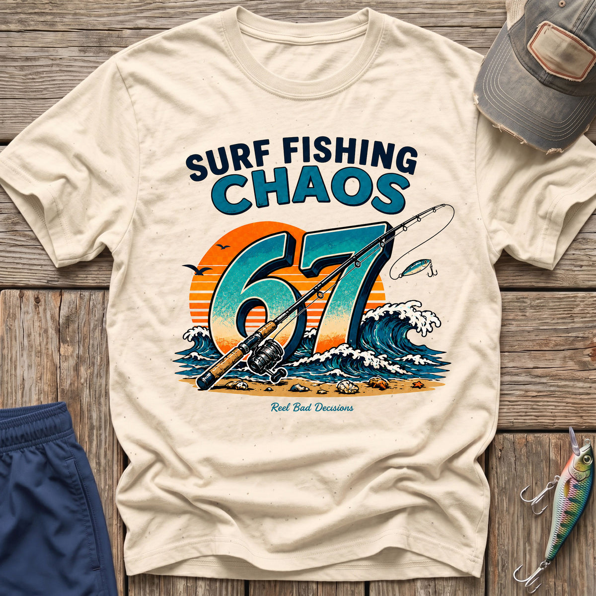 67 Chaos Fishing T-Shirt