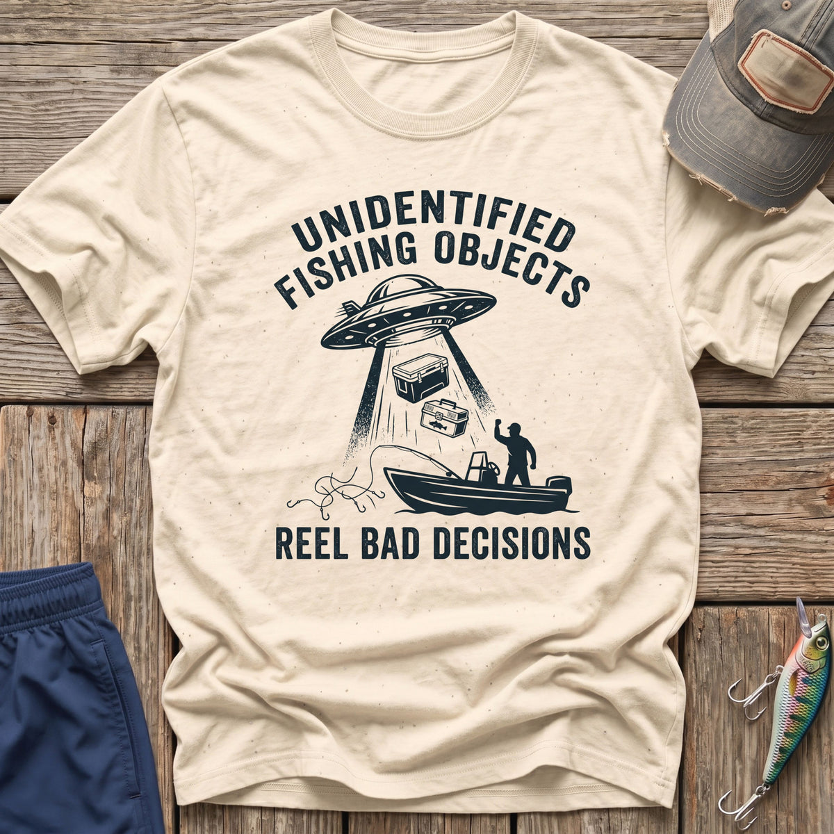 UFO & Boat T-Shirt