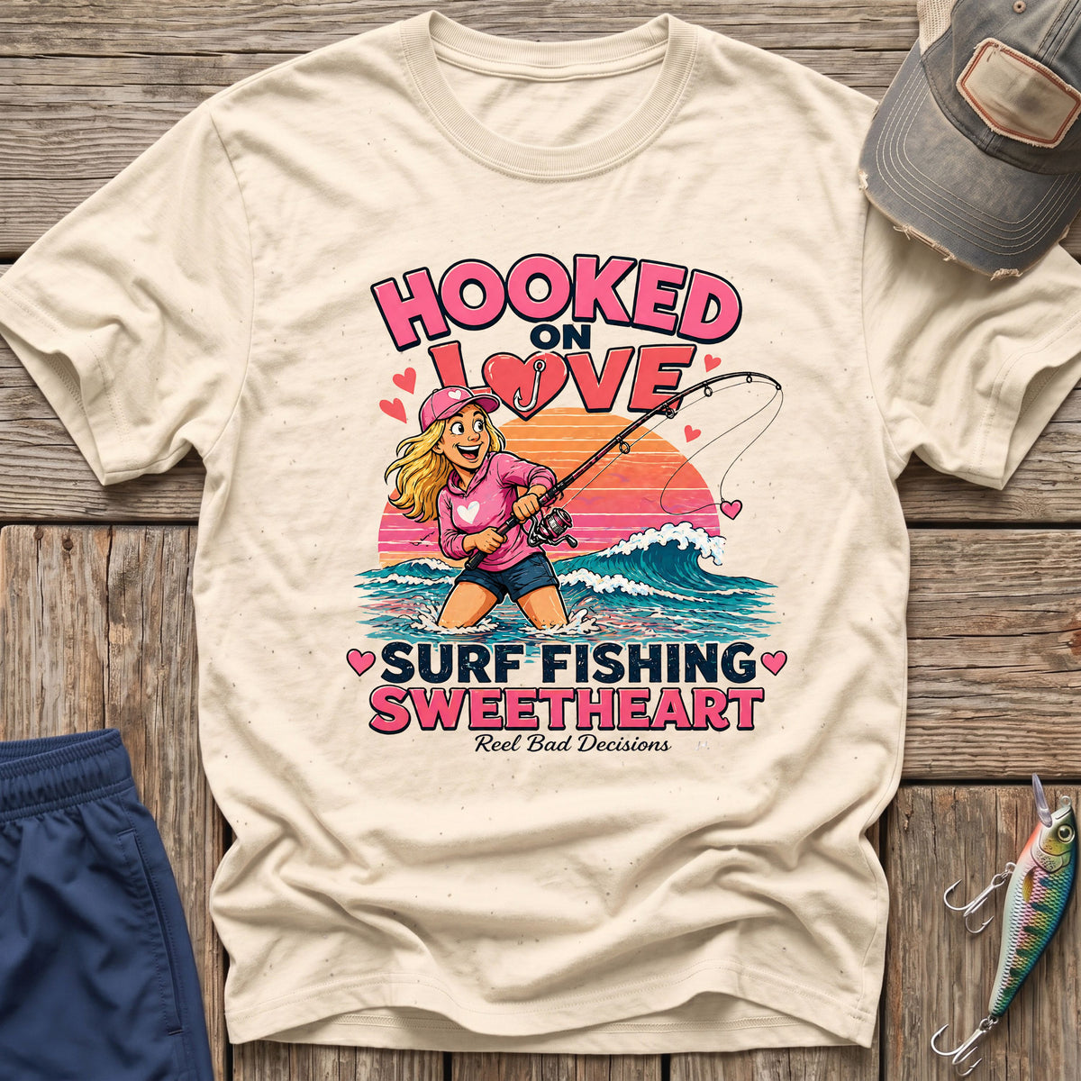 Valentine Fishing T-Shirt
