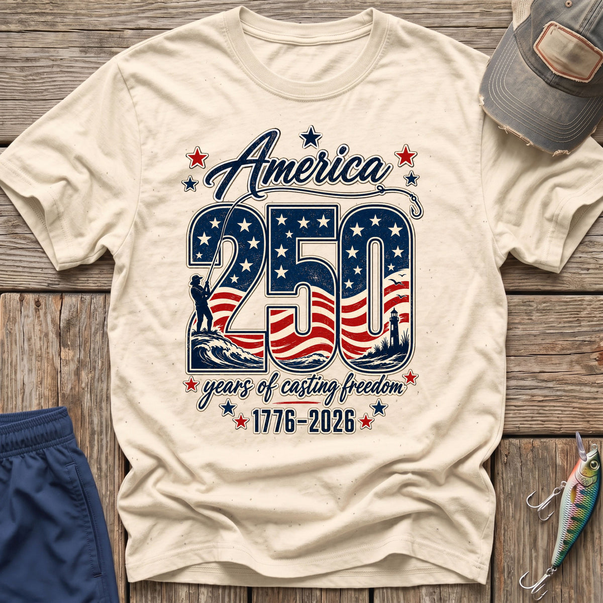 250 surf fishing T-Shirt