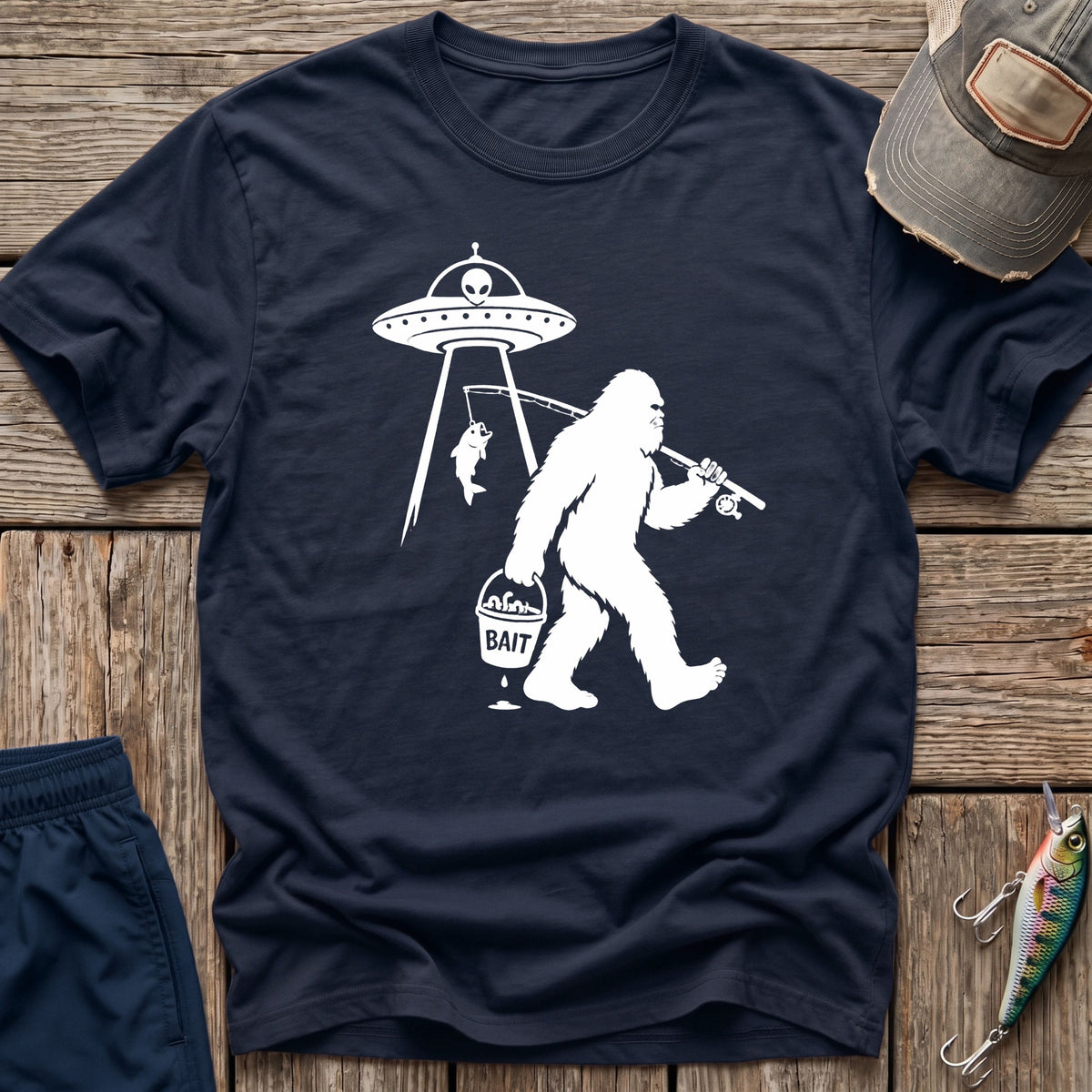 Bigfoot UFO T-Shirt