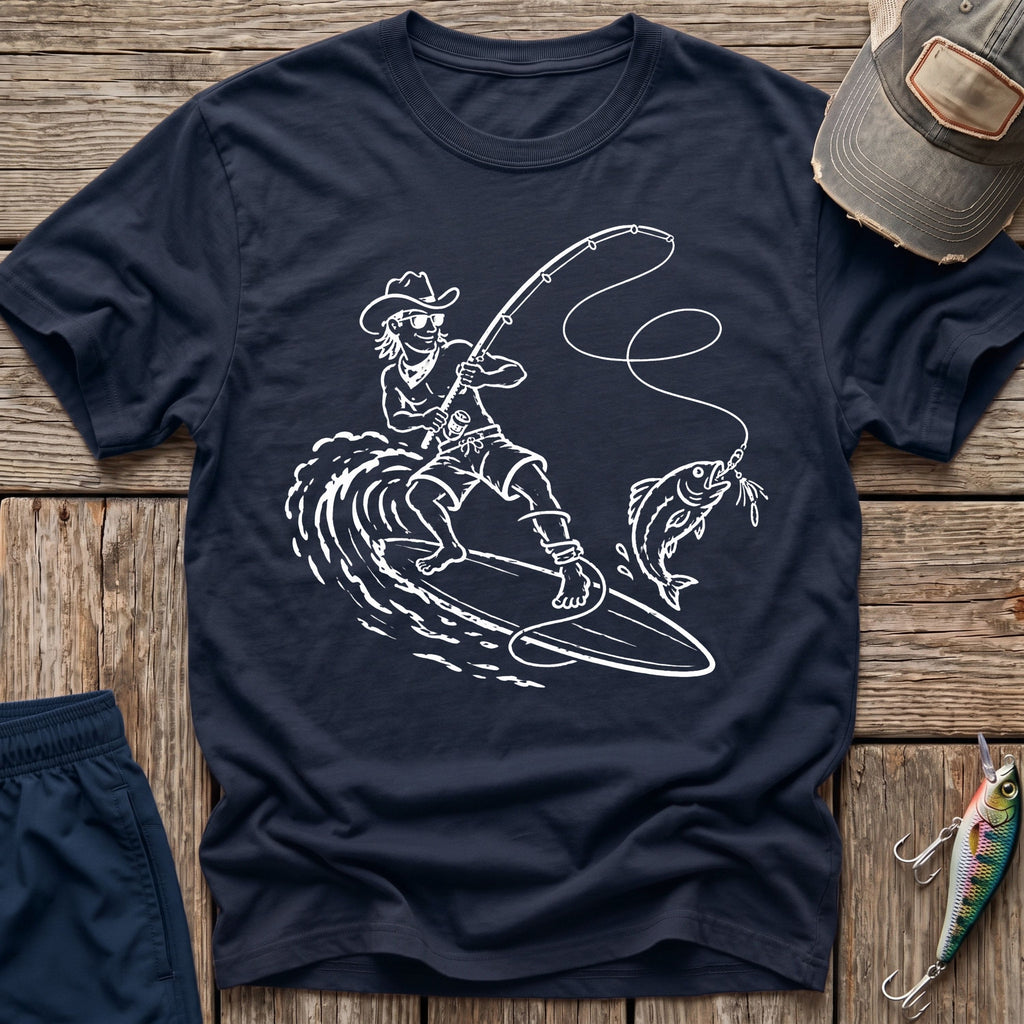 Surfing Cowboy T-Shirt