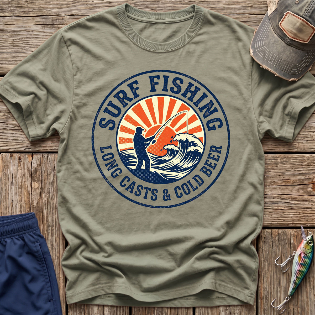 Long Cast Cold Beer T-Shirt